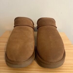 UGG Tan Suede Slip-Ons